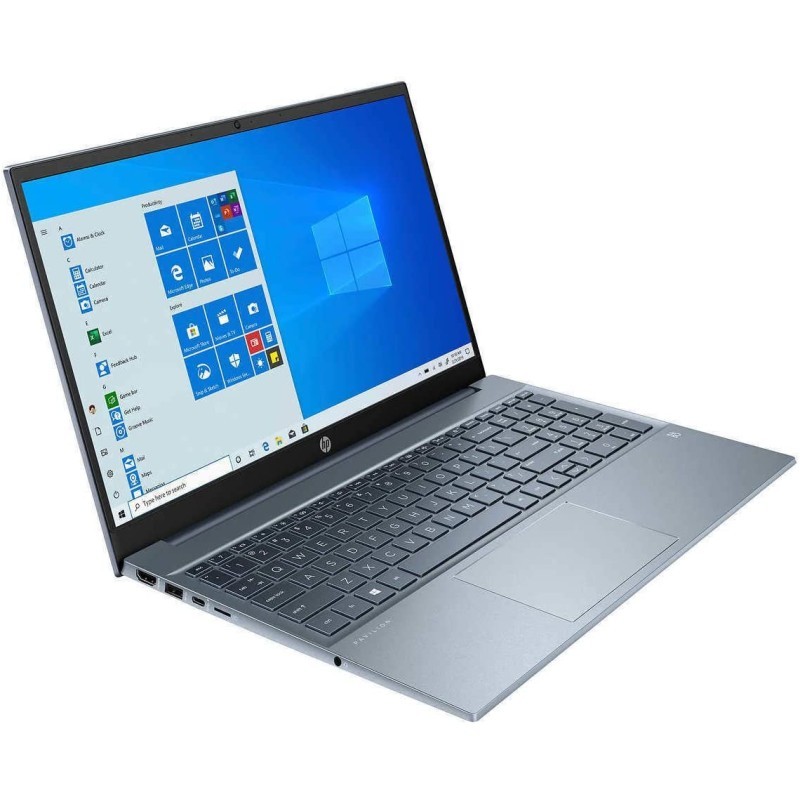 HP Pavilion 15.6英寸全高清触摸屏笔记本电脑,Inte,li7-1165G7,16GB RAM,1TB SSD WiFi-6背光键盘,USB-C,HDMI,Intel Iris Xe 显卡,B&O 播放音频,背光键盘,雾蓝