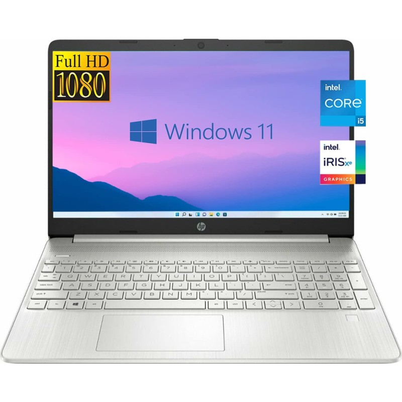 惠普 15.6 英寸全高清笔记本电脑,英特尔* 11 代酷睿 i5-1135G7(*高 4.2GHz,4 核),16GB DDR4,1TB PCIe SSD,Intel Iris Xe 显卡,WiFi 5,蓝牙,Windows 11 带 J