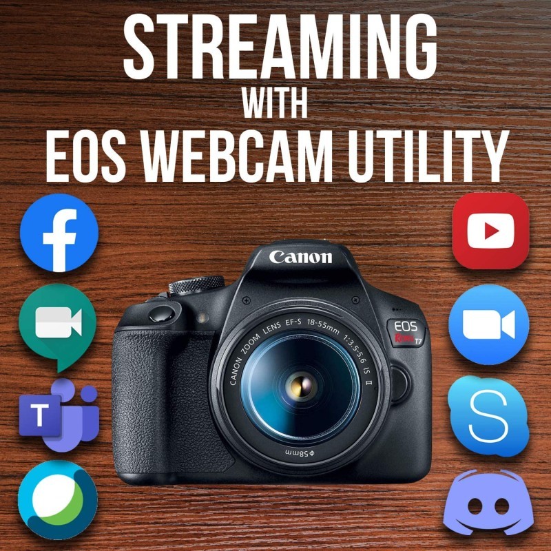 Canon EOS Rebel T7 数码单反相机|2 个镜头套件,带 EF18-55mm + EF 75-300mm 镜头,送包，黑色